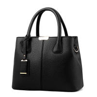 Bolso de Mano Mujer Piel Gran Capacidad Moda Fiesta Trabajo Negro - details 0
