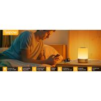 Taipow Lámpara de Mesita de Noche Tactil, 6W Lamparas de Mesa Led Modernas con 4 puertos de USB