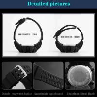 Reloj Deportivo de Lujo Premium Resistente al Sudor Luminoso Multifuncional con Pulsera de Cuero - details 25