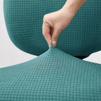 Cubiertas de Silla de Oficina de Vellón Polar 2pcs Protectores de Asiento de Juego Rotativo Antinuevo Cubiertas de Poufs de Muebles y Organización - details 14