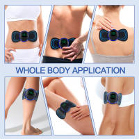 Masajeador de Cuello de Baja Frecuencia Almohadilla 5 Piezas Estimulador Muscular Eléctrico Para Alivio del Dolor de Cuello Masaje de Cuerpo y Espalda Raspado - details 4