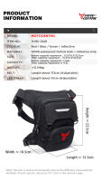 MOTOCENTRIC Motocicleta Cintura Baja Bolsa de Pierna Cinturón de Muslo Cadera Bum Impermeable Moto Táctica Viaje Ajustable Monedero para Hombres Fanny Pack Bolsas - details 6