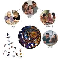 Luna y sol-Yin Yang-rompecabezas de madera para jugadores avanzados, múltiples formas especiales creativas, regalos creativos para niños - details 2