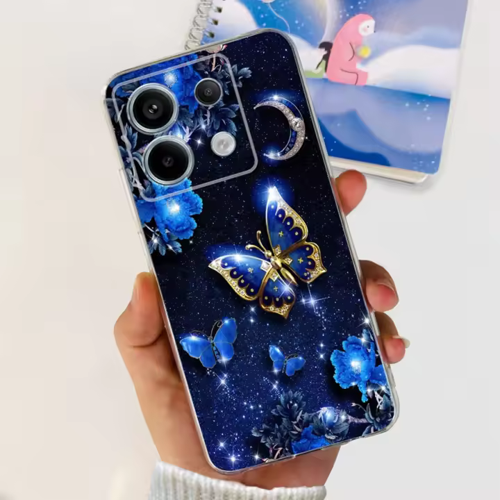 Funda de silicona suave para teléfono móvil, carcasa transparente de 6,67 pulgadas con dibujos animados, para Xiaomi Poco X6 Pro 5G - 1