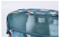 Organizador de baño impermeable con gancho para mujer, bolsa de almacenamiento portátil para maquillaje, cosméticos, viaje, lavado de inodoro - details 4
