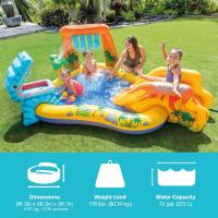 Centro Juegos Hinchable Dinosaurio 249x191x109 cm 272l (57444) - details 2