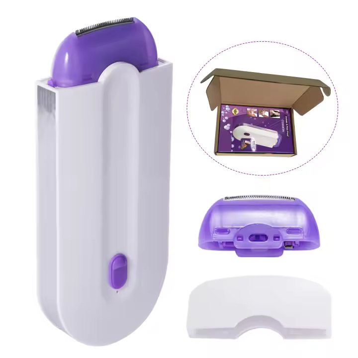 Afeitadora Eléctrica Inalámbrica de Touch Start Recargable, Sin Cable, Afeitadora de Acero Inoxidable para Cuerpo Completo Ideal para Mujeres - 1
