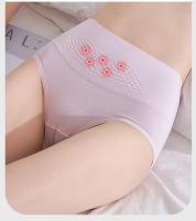 Bragas de Algodón Puro Talla Grande M-5XL 4Pcs para Mujeres Cintura Alta Modelador Sexy Lencería Transpirable Estilo de Corte Alto Lavado a Mano Instrucciones de Cuidado del Material Exterior de Algodón Hecho en China - details 2