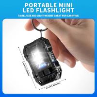 Linterna LED Recargable con Clip Llavero Magnético Portátil Resistente al Agua - details 1