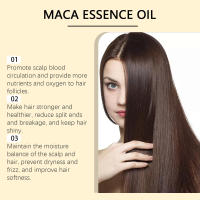 HOEGOA Extracto de planta esencial para el cuidado, suave, brillante, no graso, reparación suave, aceite nutritivo para el brillo del cuero cabelludo y el cabello - details 6