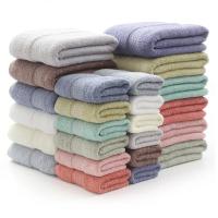 Toalla de microfibra de algodón puro para hombres y mujeres, toalla suave absorbente sin pelusa, lavado de cara para adultos, baño, hogar - details 8