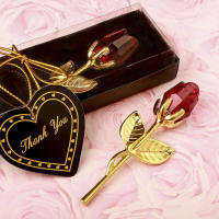 Elegante rosa de cristal: detalle nupcial lujoso, regalo de boda y aniversario - details 0