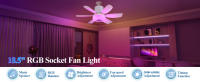 socket fan light