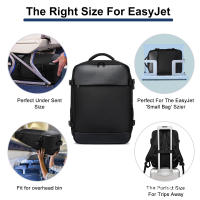 Mochila de viaje cabina avion 40x20x25, mochila de transporte,Portatil Impermeable  con Cargador USB,mochila de transporte,regalo de Navidad - details 2