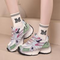 Zapatillas deportivas de suela gruesa para mujer, zapatillas casual slip-on, tenis planas, transpirables, cómodas y gruesas, invierno - details 5