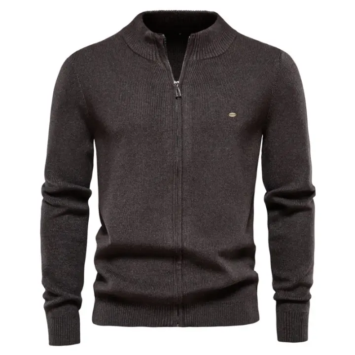 Suéter de lana casual para hombre, suéter de punto cómodo a la moda - 1