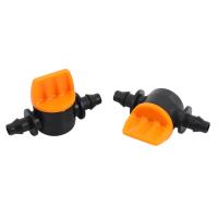Válvula de Control de Flujo de Agua Drip de Irrigación Mini Válvula de 4/7MM con Manguera - details 2