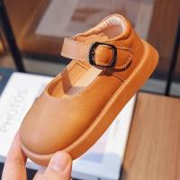 Zapatos de cuero para niñas, calzado elegante de suela suave, Color sólido, estilo coreano, versátil, de princesa, novedad de otoño, 2024 - details 5