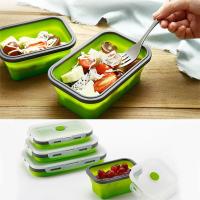 Cajas de Picnic para el hogar y la cocina, contenedor de alimentos de silicona, cuenco plegable, fiambrera plegable - details 3