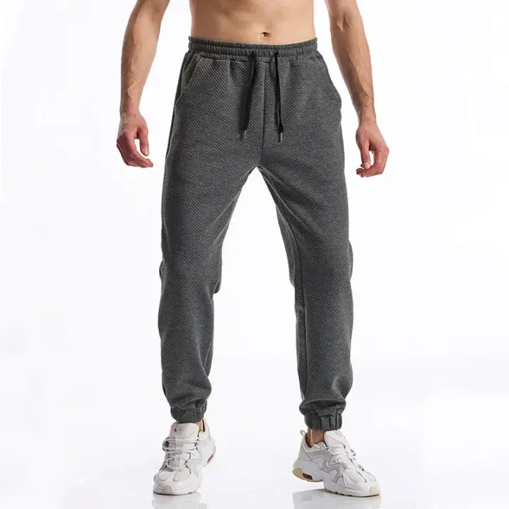 Pantalón de deporte para hombre, pantalón de deporte de gimnasia para hombre, survêfun, curso a pie, entrenamiento, jogging, pantalones largos - 1