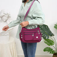 Bolso de hombro Oxford impermeable para mujer, bandolera informal multifunción, bolso de compras, bolso de mensajero de gran capacidad - details 3