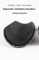 Niños Fútbol para adultos Mini Mini espinillera Imitación de fibra de carbono Protector de fútbol Protector de piernas de entrenamiento - details 5