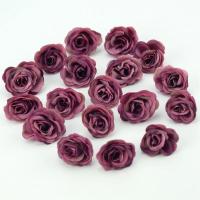 Mini cabezas de rosas artificiales de seda para decoración del hogar, accesorios artesanales de flores falsas, 10/50/100 piezas, 2,5 cm - details 9