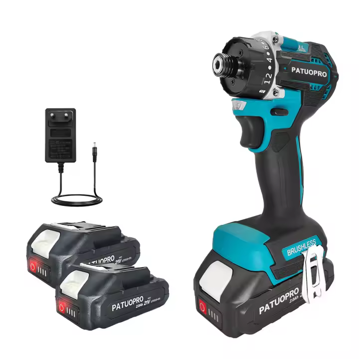 Destornillador eléctrico hexagonal sin escobillas, Taladro Inalámbrico recargable de 1/4 pulgadas para batería Makita de 18v - 1