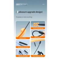 Embalaje privado Vibradores dilatadores SEX con sonidos uretrales para hombres, catéter de enchufe, ejercitador retardante médico, masturbador masculino, sexo para adultos - details 3