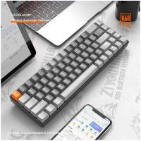 K68 Teclado mecánico inalámbrico Bluetooth de doble modo Bloque de color personalizado para juegos Teclado mecánico intercambio en caliente - details 13