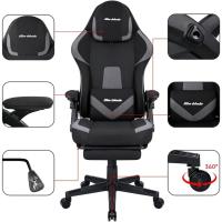Silla Gamer Profesional Ergonómica, Transpirable, Antimanchas, Ajustable en Altura y Reposapiés - details 3