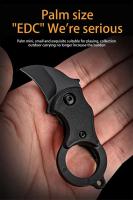 Cuchillo de bolsillo EDC portátil para exteriores, Mini cuchillo con forma de pata de zorro, abridor de estuche, collar - details 3