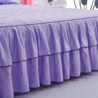 Funda de colchón de lujo para pareja, colcha de falda con volantes, elástica, ajustada, individual y doble, sábana para 2 personas, 150, 180x200 - details 10