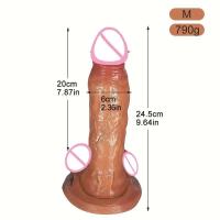 Leten enorme Consolador realista Miembro grande doble penetración Anal Deeldo masturbador de punto G Consolador juguetes sexuales para adultos para mujeres y hombres - details 7