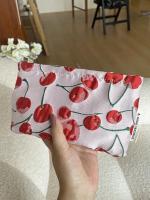 Bolsa de Maquillaje de Cereza Fresca y Dulce Gran Capacidad Portátil para Almacenamiento de Pinceles de Maquillaje y Viajes - details 5