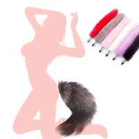 Juguete de Cola de Zorro de Acero Inoxidable Enchufe Anal Sensorial para Adultos - details 4