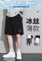 Ropa Deportiva de Secado Rápido de Seda de Hielo para Hombres Pantalones de Correr Transpirables para Playa y Fiesta - details 9