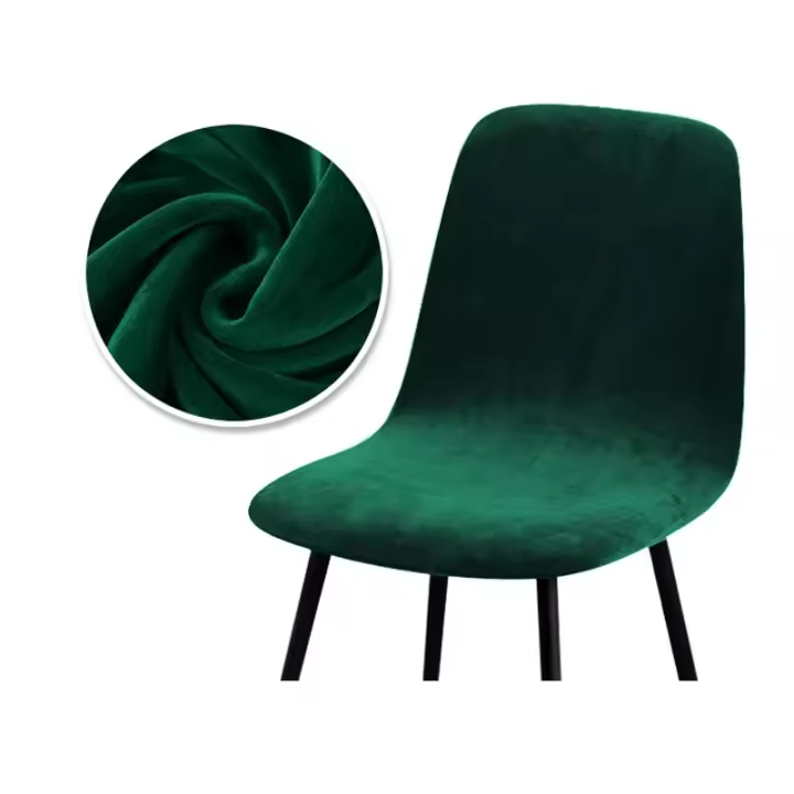 Funda de terciopelo para silla de Bar, funda de Banco de tamaño corto, funda de asiento para el hogar y la sala de estar - 1