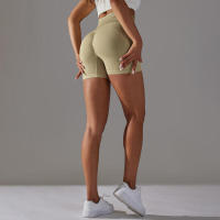 Shorts Deportivos de Cintura Alta Sin Costuras, Adecuados para Ciclismo, Jogging, Fiesta, Leggings, Ropa de Yoga - details 44