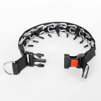 Collar con punta para perro, accesorio estable de acero inoxidable, sin tirones, con cubierta de nailon, para entrenar perros grandes - details 7