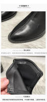 Nuevas botas de vaquero occidentales puntiagudas con boca en v, botas cortas blancas de tacón grueso - details 4