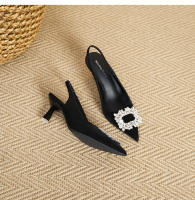 Nuevos tacones altos con correa y hebilla cuadrada de diamantes brillantes para fiesta - details 20