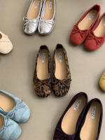 Francés retro de suela blanda solo zapatos de plata de las mujeres zapatos de otoño ladyshoes arco de la noche rojo pisos zapatos de ballet - details 28