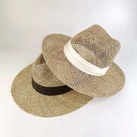 Verano Mujer transpirable hueco Panamá para hombres vacaciones playa sombrilla Sombrero de paja Sombrero Hombre - details 0