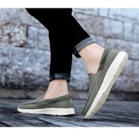 Zapatos De Lona Para Hombre Mocasines Clásicos De Ocio Cómodos Y Transpirables Zapatillas Casuales Para Adultos Con Punta Redonda Suela EVA - details 9