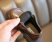 Zapatos de Cuero Negro Moda Clásica para Bodas y Fiestas Suela Gruesa Adecuados para Niños y Niñas - details 17