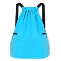 Bolsa con cordón para Deportes, bolso de hombro informal de tela Oxford, Bolsa de viaje grande para estudiantes, Bolsa para zapatos de fútbol y baloncesto - details 12