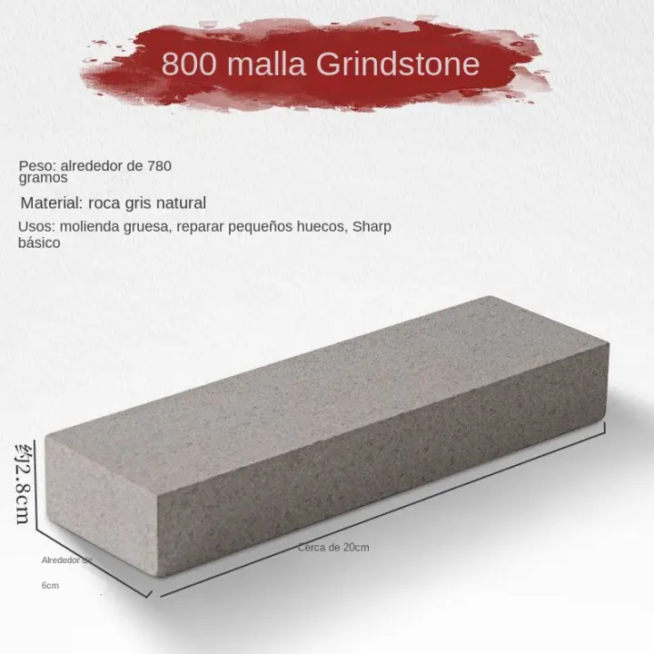 Afilador de piedra de afilar Natural, piedra de afilar fina, artefacto de afilar para cocina, pulido Manual, afilado fácil - 1