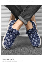 Zapatos de tela para hombre, calzado informal de mezclilla, novedad - details 2
