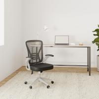 Silla de Escritorio Ergonómica con Reposacabezas Ajustable y Soporte Lumbar, Respaldo de Malla Transpirable, Reposabrazos Abatibles de 90 ° , Silla Giratoria de 360 ° - details 85